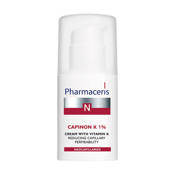 Krem për fytyrën me Vitamin K Capinon K 1% - Pharmaceris
