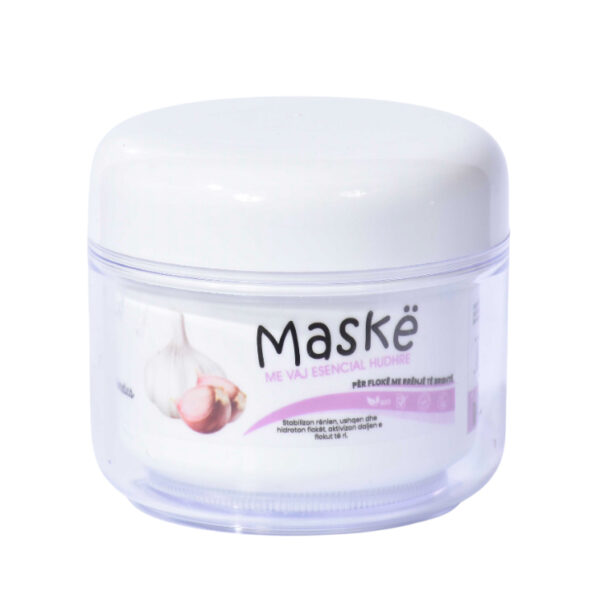 Maskë me vaj esencial hudhre - M&D Handmade Cosmetics