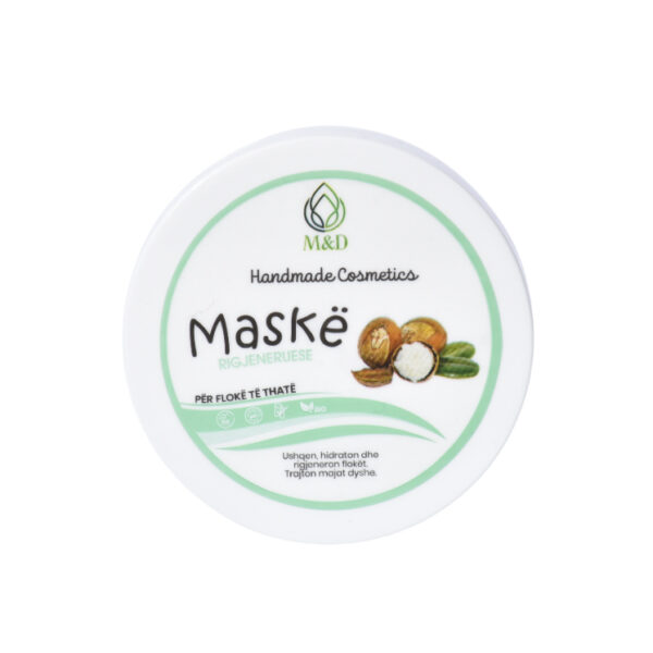 Maskë rigjeneruese për flokë të thatë - M&D Handmade Cosmetics