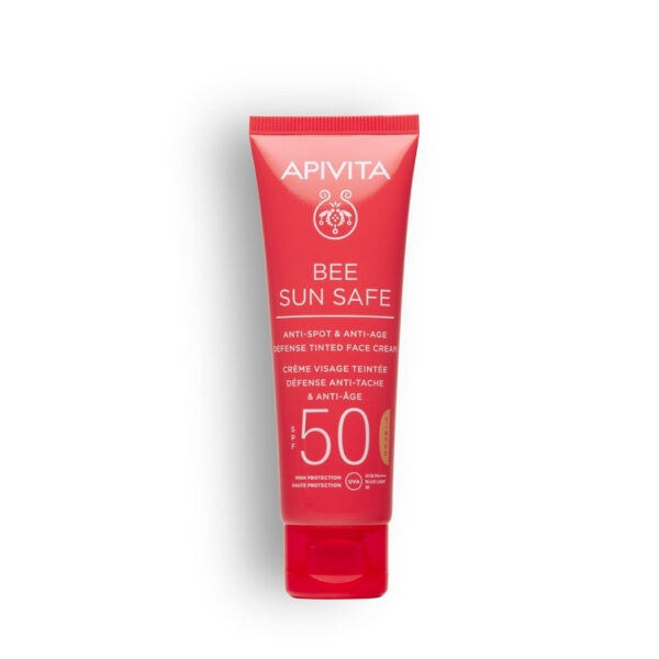 SPF 50 me ngjyrë Bee Sun Safe - Apivita